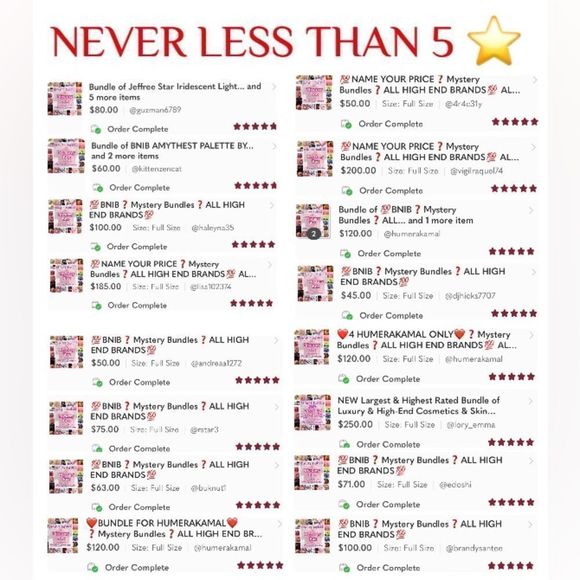 NEW Largest & Highest Rated Bundle of Luxury & High-End Cosmetics & Skincare NEW - Picture 7 of 16